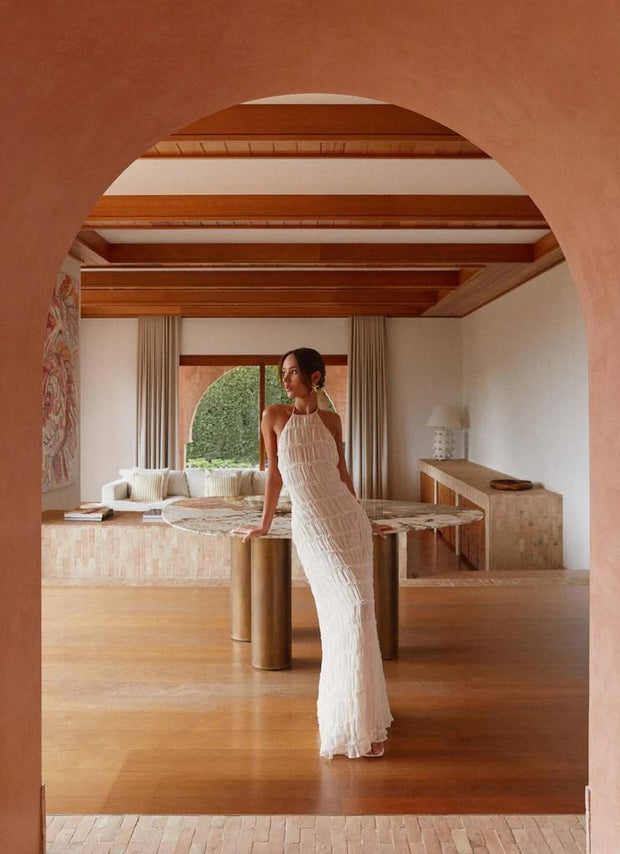 Summer Halter Boho Maxi