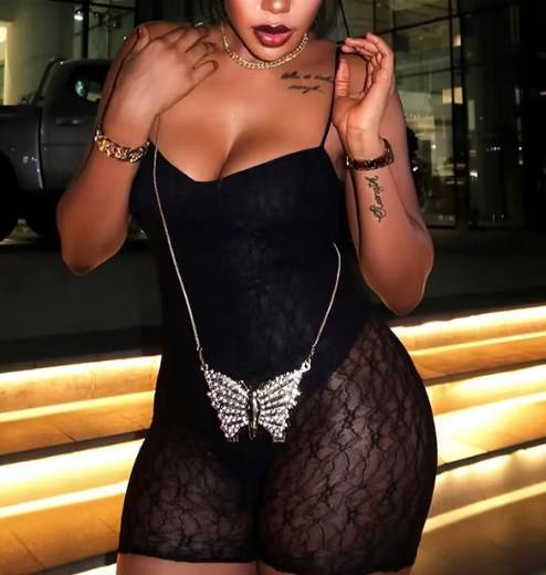 Backless Lace Bodycon Romper