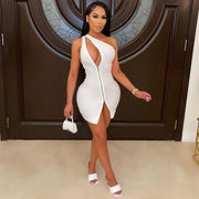 One-Shoulder Bodycon Outfit