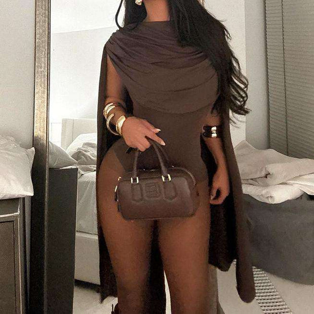 High Waist Mini Jumpsuit