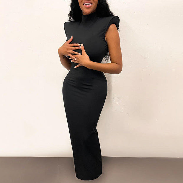 Sleeveless Hollow Back Casual Dress