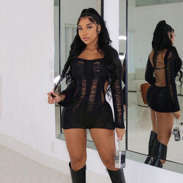 Knit Off Shoulder Lounge Wear Jumpsuit