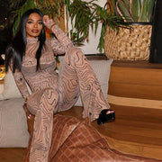 See-Through Two-Piece Set