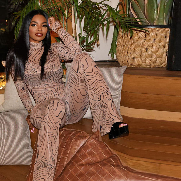 See-Through Two-Piece Set