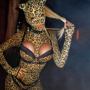 Leopard Print Cosplay Set
