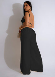 Plus Size Wide-Leg Jumpsuit