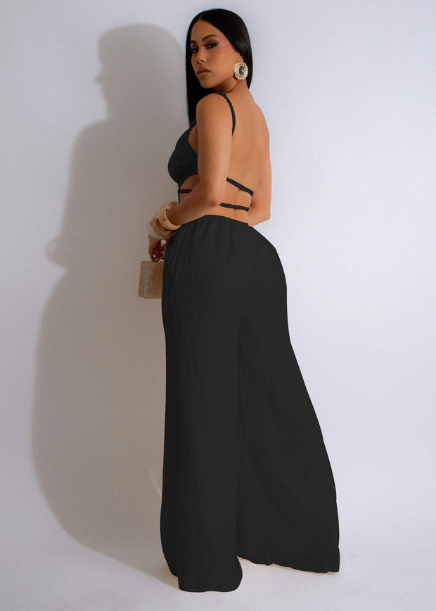 Plus Size Wide-Leg Jumpsuit