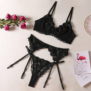 Elegant 3 Piece Lingerie Set