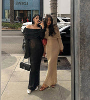 Loose Knit Maxi Dress