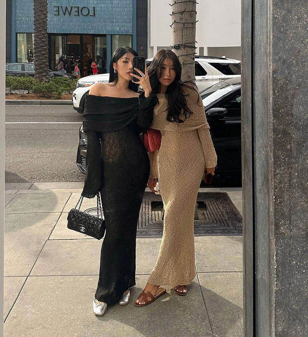 Loose Knit Maxi Dress