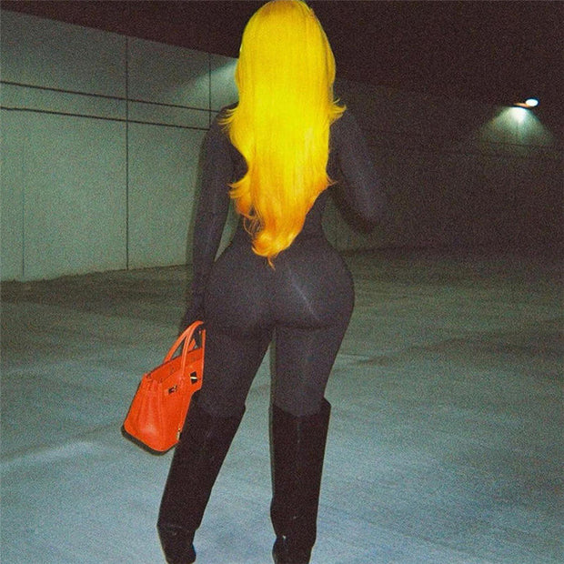 High Waist Tight Casual Pants Suit