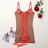 Transparent Mesh Body-Shaping Jumpsuit