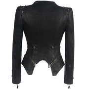 Black Faux Leather Jacket