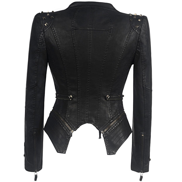Black Faux Leather Jacket