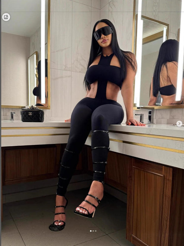 Two-Piece Bra Pants Set