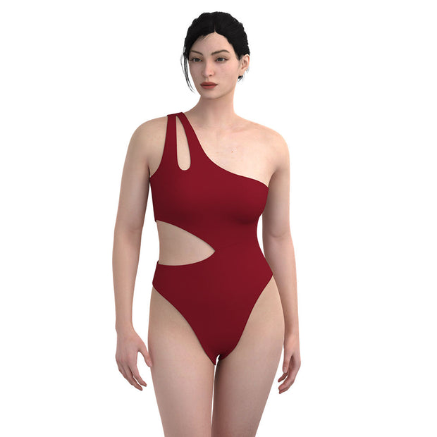 String Halter Thong Bikini Set