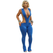 Deep V Jumpsuit