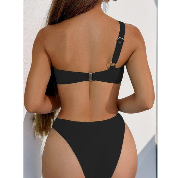 One Shoulder Push-Up Bikini