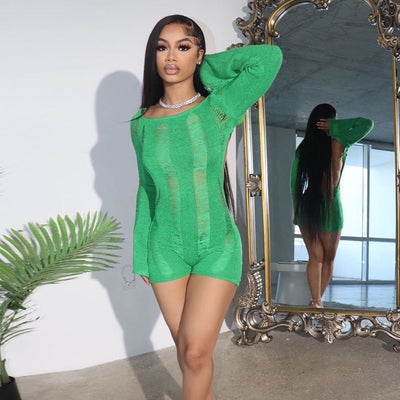 Knit Off Shoulder Lounge Wear Jumpsuit