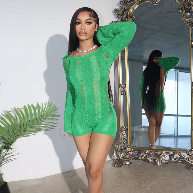 Knit Off Shoulder Lounge Wear Jumpsuit