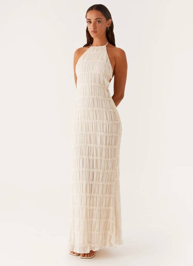 Summer Halter Boho Maxi