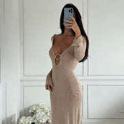 Backless Knit Beach Cover-Up