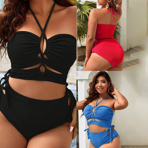 Plus-Size High Waist Bikini