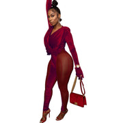 Velvet Spliced Bodysuit