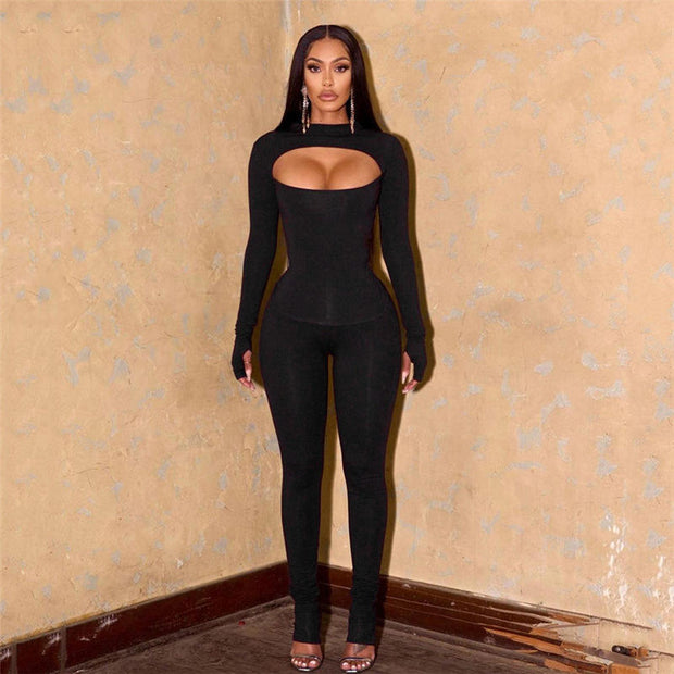 High Waist Tight Casual Pants Suit