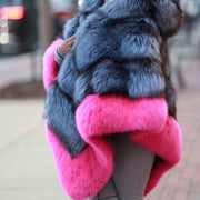 Fur Cappa Hooded Jacket