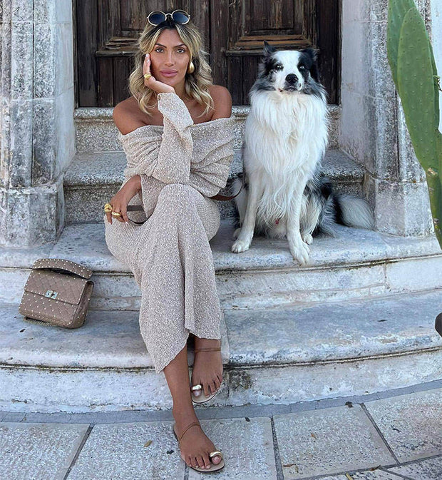 Loose Knit Maxi Dress