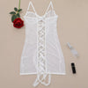 Transparent Mesh Body-Shaping Jumpsuit