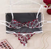 Elegant Sheer Mesh Floral Lingerie