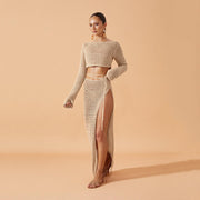 Tassel Crochet Beach Dress