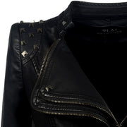 Black Faux Leather Jacket