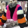 Colorful Fluffy Short Coat