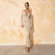 Backless Knit Beach Cover-Up