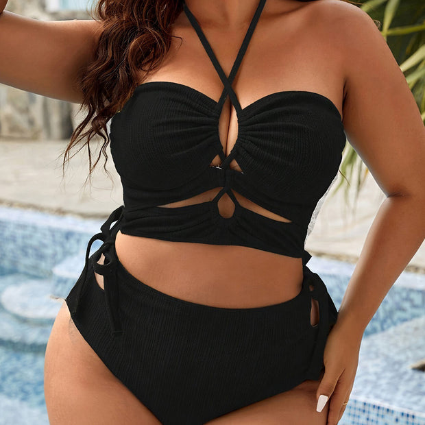 Plus-Size High Waist Bikini