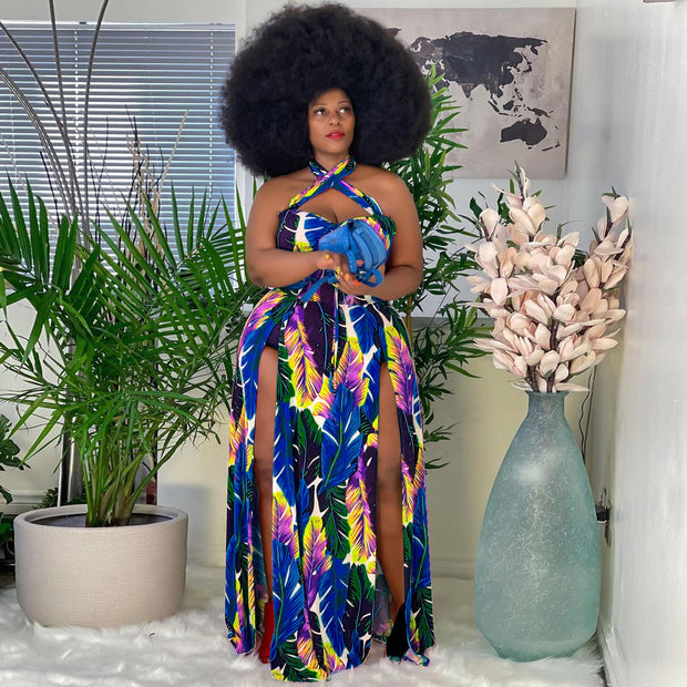 Splicing Sleeveless Dress