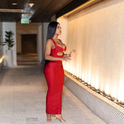 Hollow-Out Bodycon Party Dress