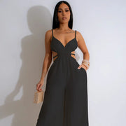 Plus Size Wide-Leg Jumpsuit