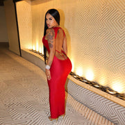 Hollow-Out Bodycon Party Dress