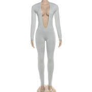 Deep V Backless Jumpsuit