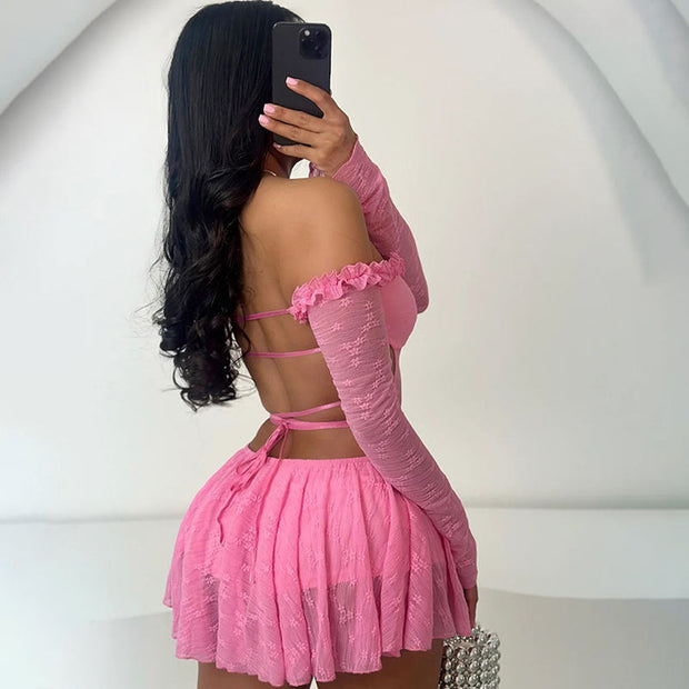 Cut Out A-Line Bandage Dress