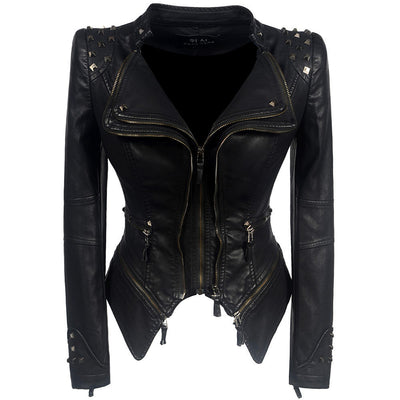 Black Faux Leather Jacket