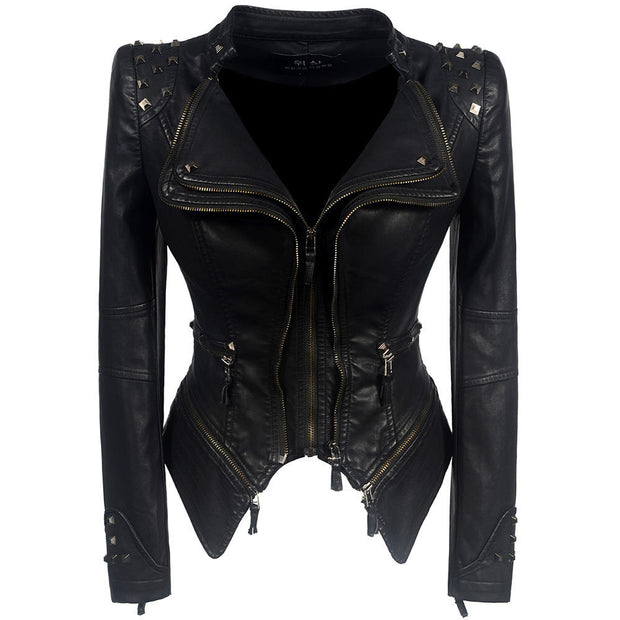 Black Faux Leather Jacket