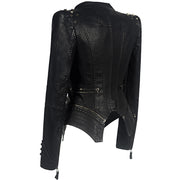 Black Faux Leather Jacket