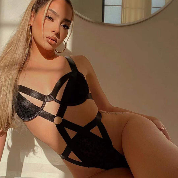 Leopard Panel Bodysuit