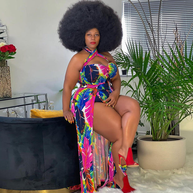 Splicing Sleeveless Dress