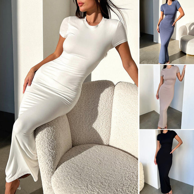 Women’s Solid Midi Dress